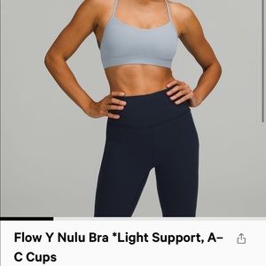 Flow Y Nulu Bra - Chambray - Size 6